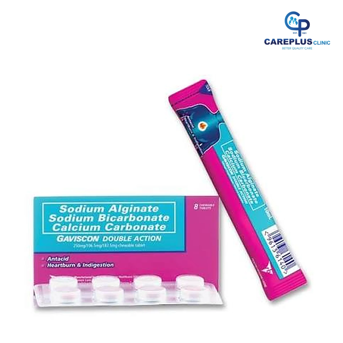Gaviscon Double Action Tablet Kunyah, 16 biji